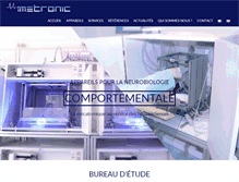 Tablet Screenshot of imetronic.com